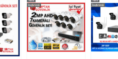 güvenlik kamerası seti